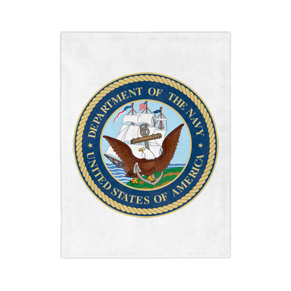 US Navy Velveteen Microfiber Blanket