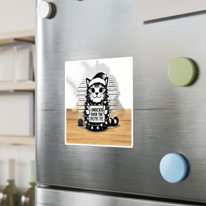 Naughty Cat Vinyl Decal