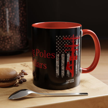 Climbing Poles 2-Tone Coffee Mug