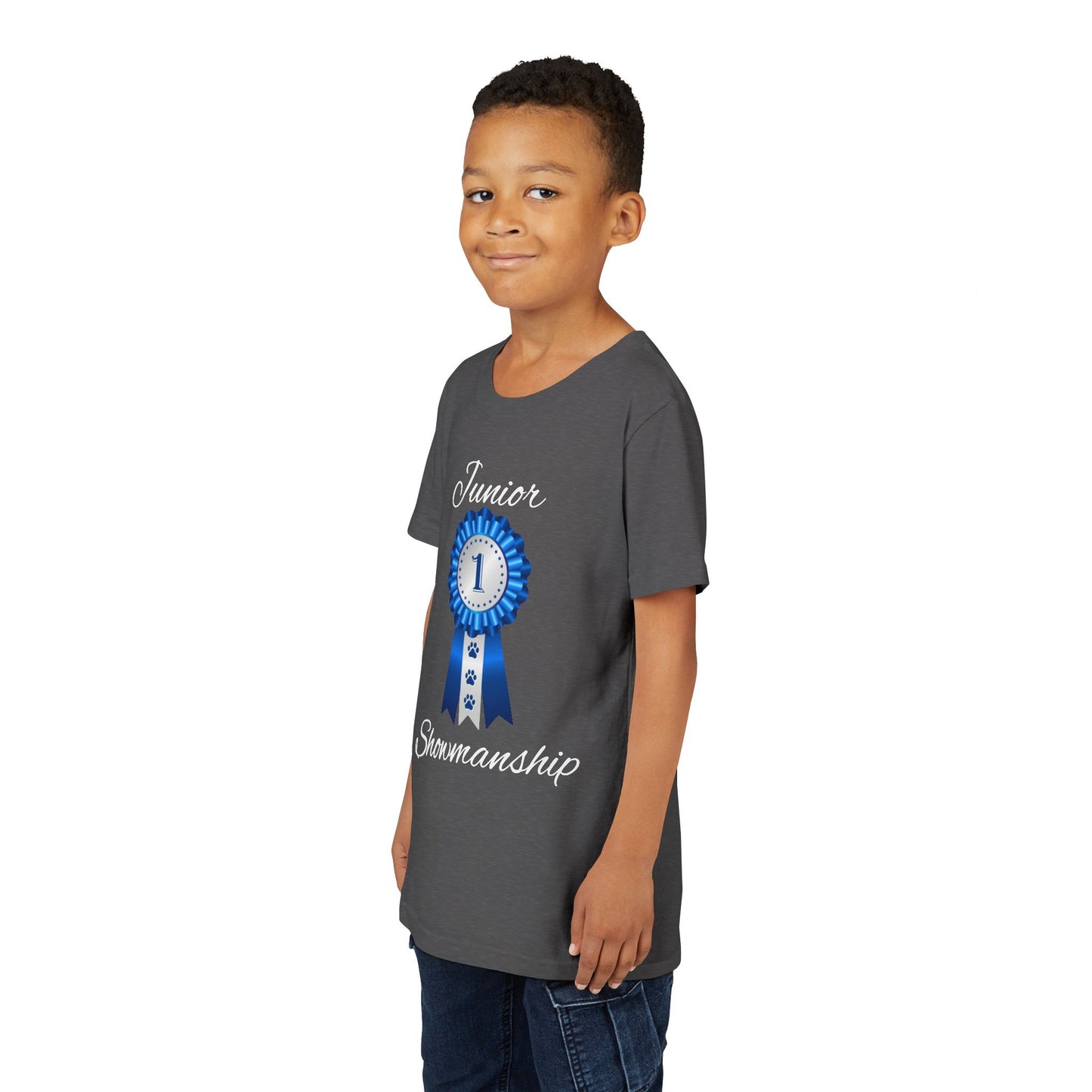 Junior Showmanship Youth Unisex Short Sleeve Crewneck Tee