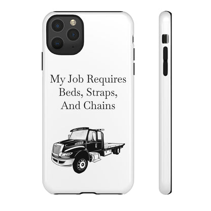 Beds, Straps, And Chains iPhone Case