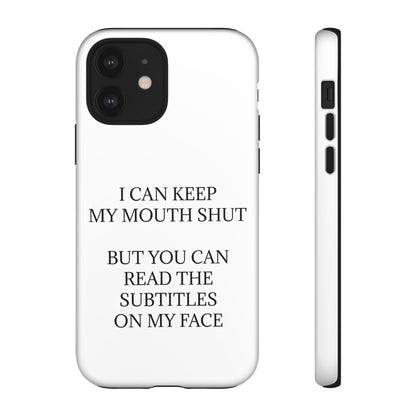 Subtitles iPhone Case