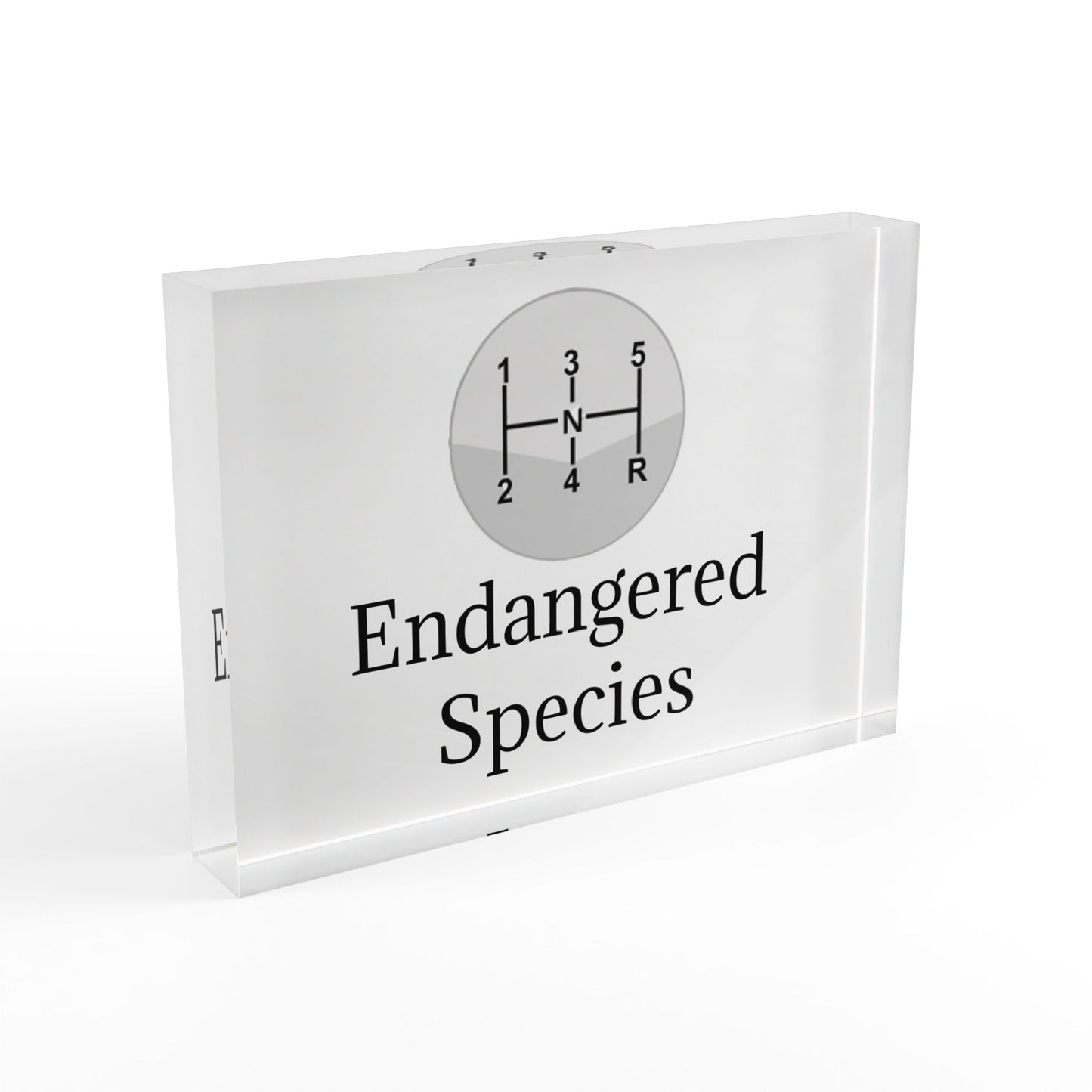 Endangered Species Acrylic Photo Block