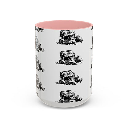 Slingin' Mud Side By Side 2-Tone Coffee Mug