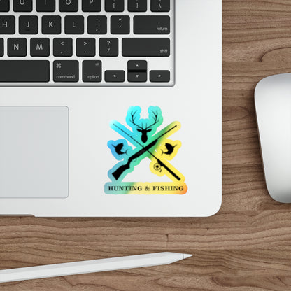 Hunting/Fishing Holographic Sticker