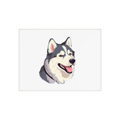 Malamute Head Ceramic Photo Tile
