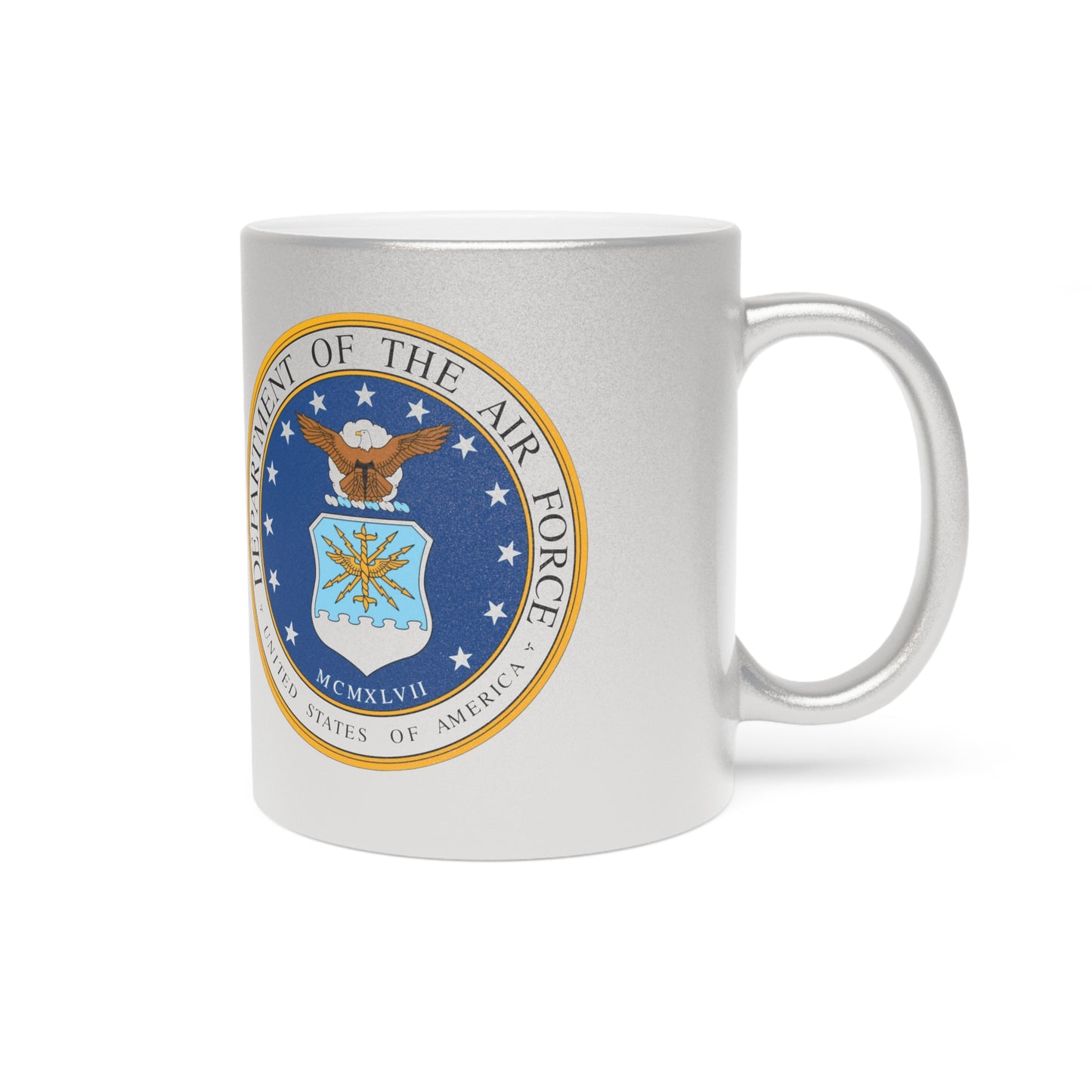 US Air Force Metallic Coffee Mug