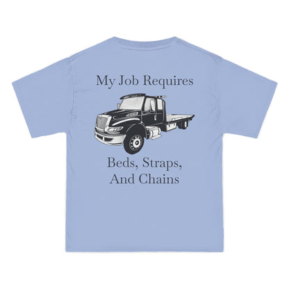 Beds, Straps, And Chains Men's Short-Sleeve Crewneck Tee