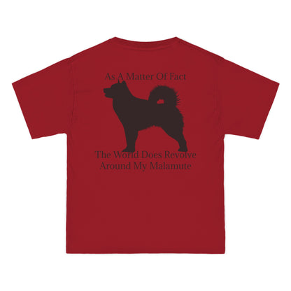 Matter Of Fact Malamute Men's Short-Sleeve Crewneck Tee