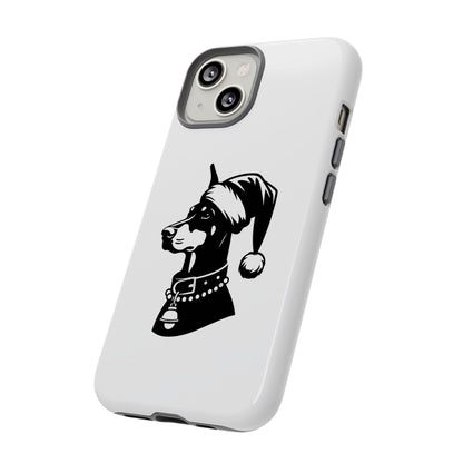 Santa Paws Doberman iPhone Case