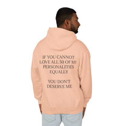 50 Personalities Unisex Lightweight Hoodie