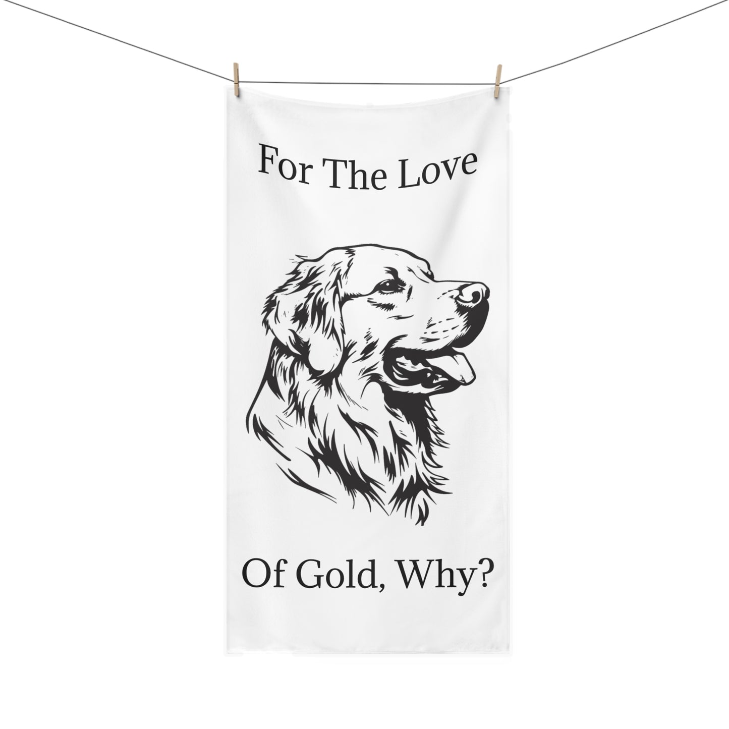 For The Love Of Gold Mink-Cotton  Beach Towel