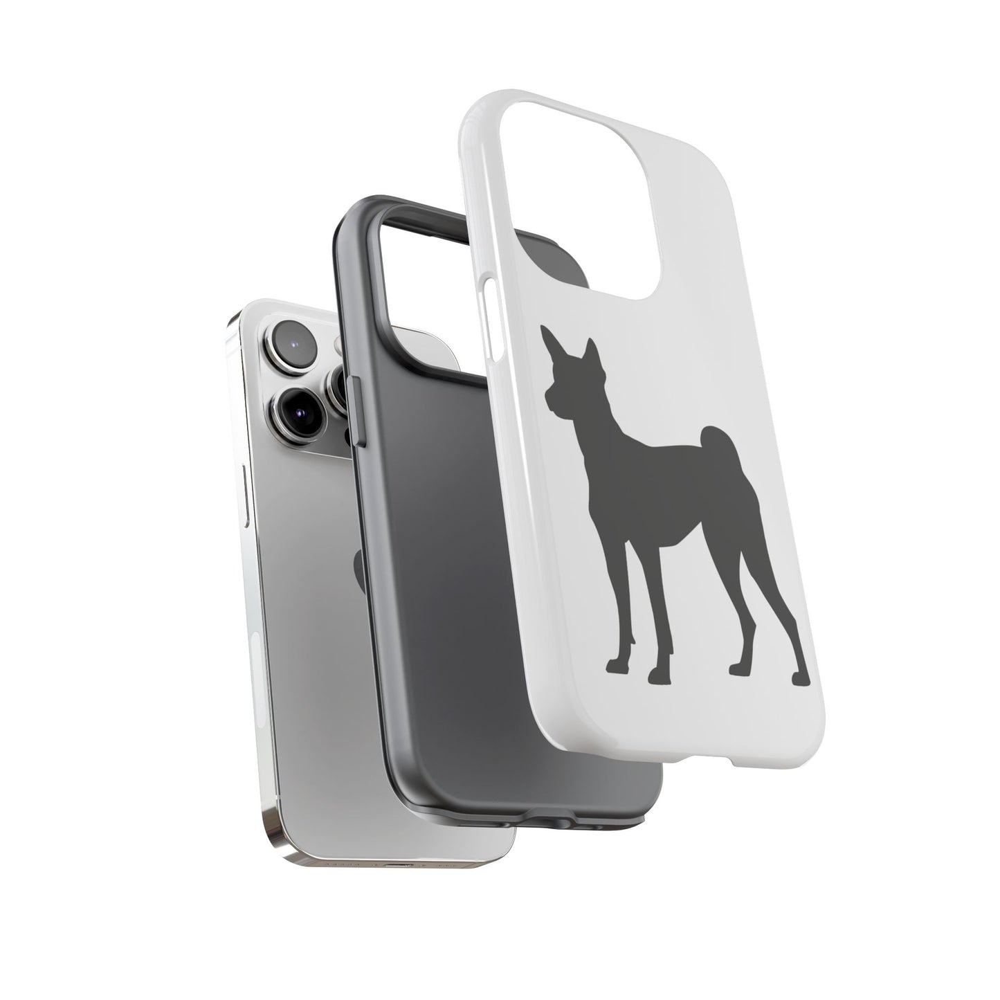 Basenji Silhouette iPhone Case