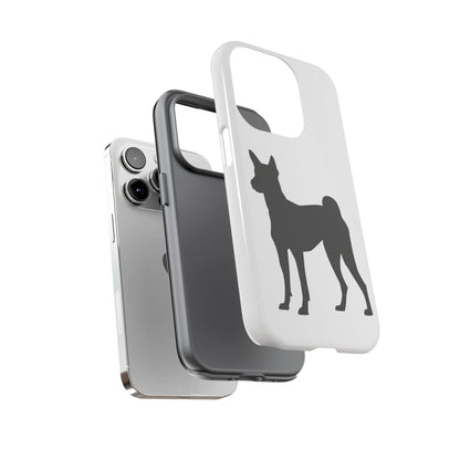 Basenji Silhouette iPhone Case