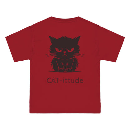Cat-ittude Men's Short-Sleeve Crewneck Tee
