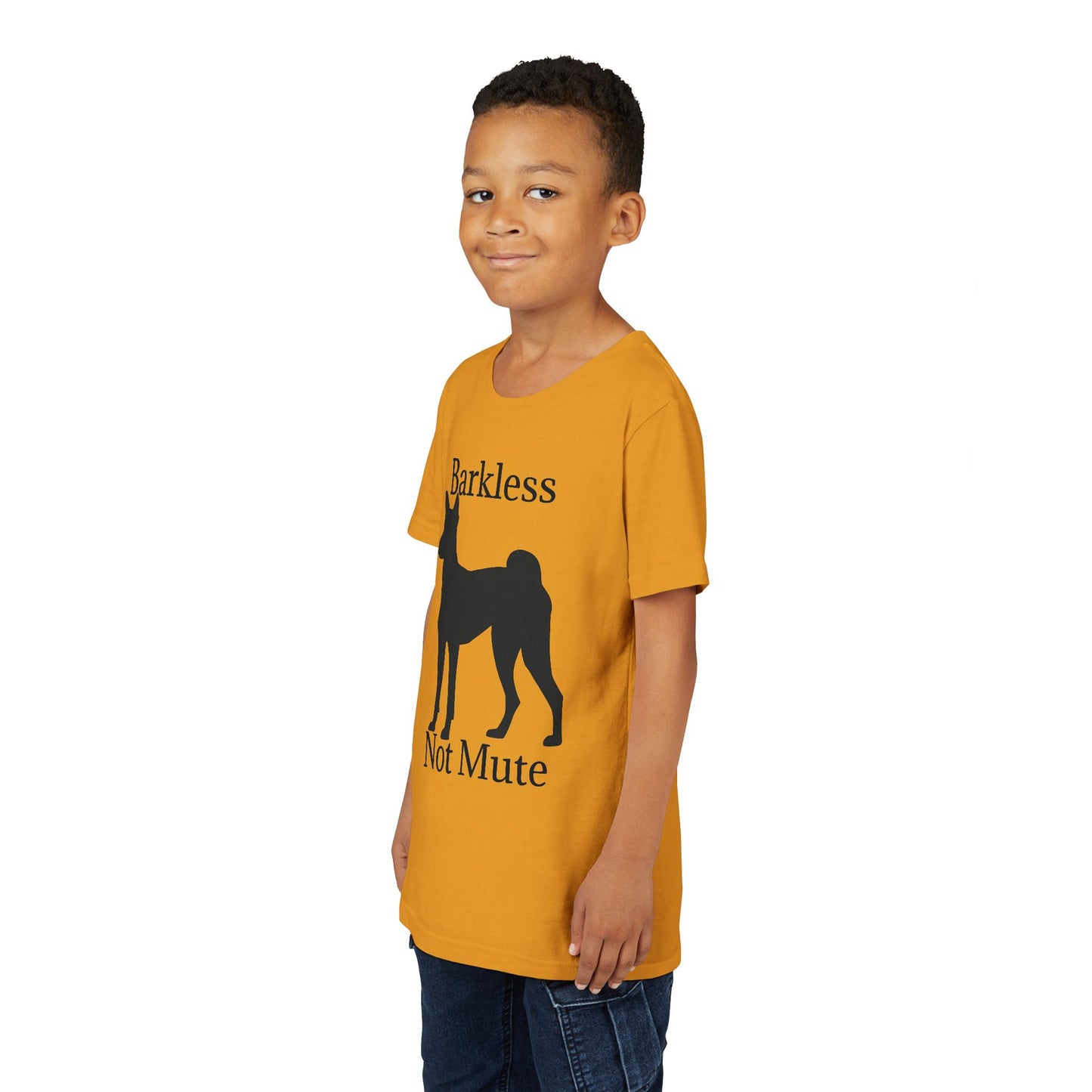 Barkless Not Mute Youth Unisex Short Sleeve Crewneck Tee