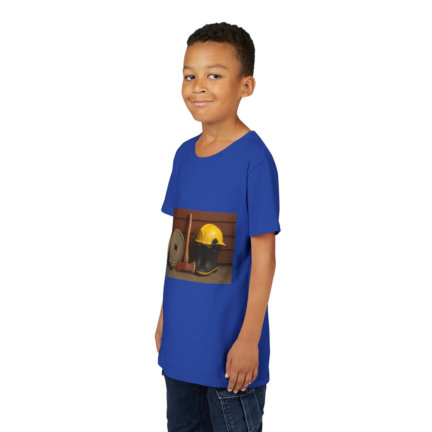Fire/Rescue Appreciation Youth Unisex Short Sleeve Crewneck Tee