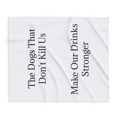 Drinks Stronger Arctic Fleece Blanket