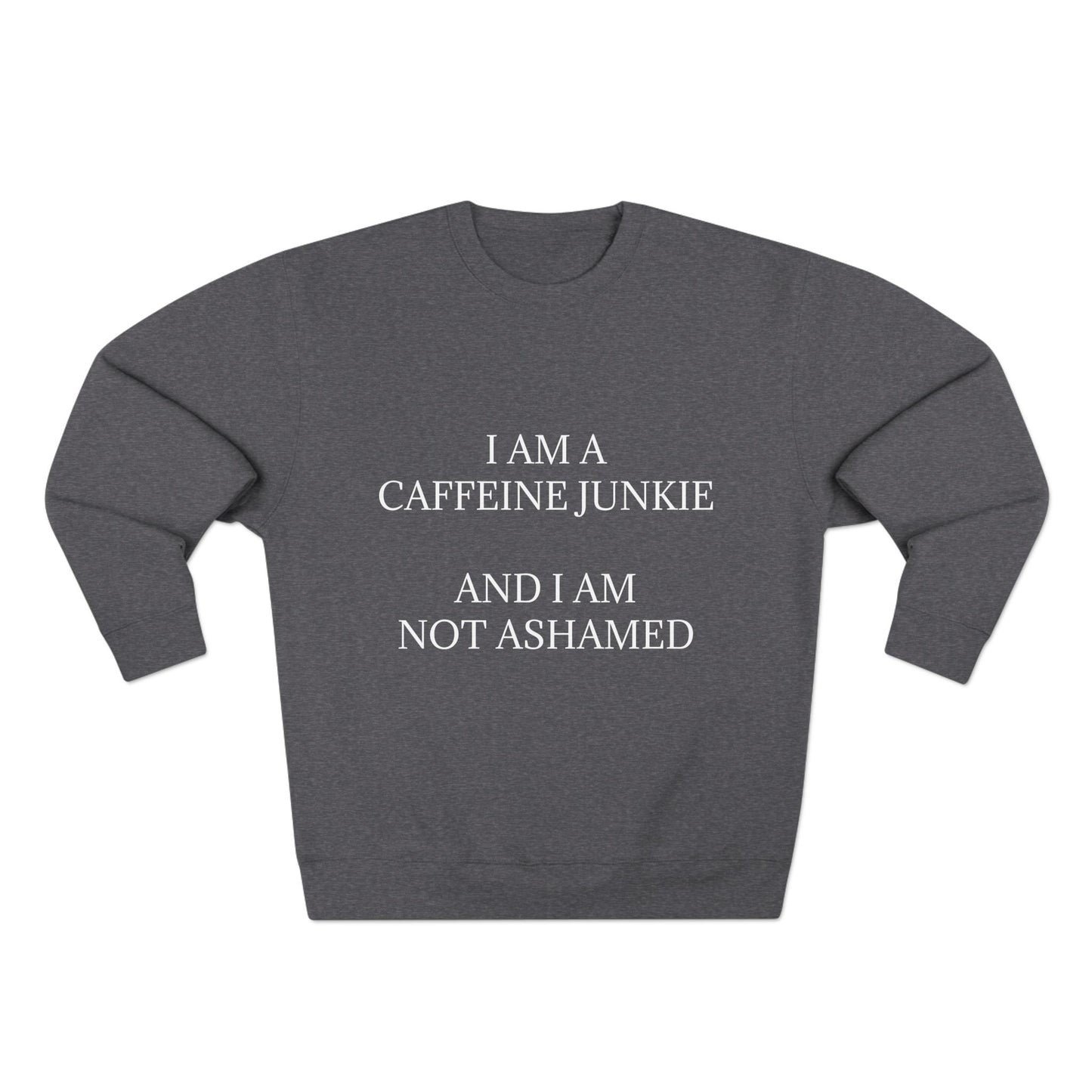 Caffeine Junkie Unisex Crewneck Sweatshirt