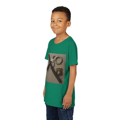 Law Enforcement Appreciation Youth Unisex Short Sleeve Crewneck Tee