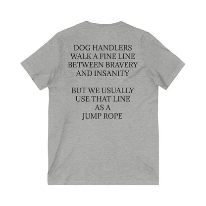 Jump Rope Unisex Short Sleeve V-Neck Tee