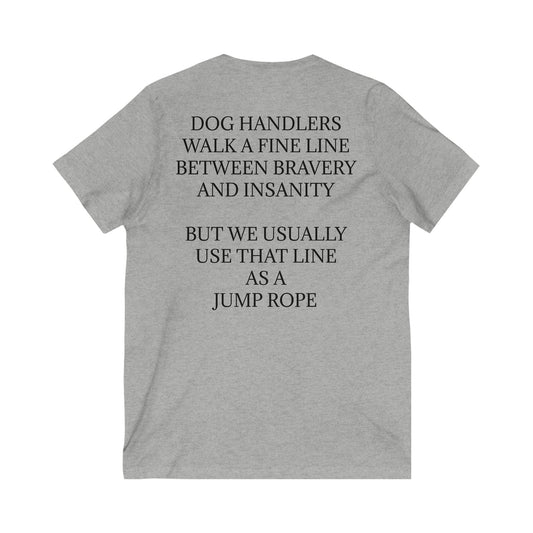 Jump Rope Unisex Short Sleeve V-Neck Tee