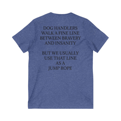 Jump Rope Unisex Short Sleeve V-Neck Tee