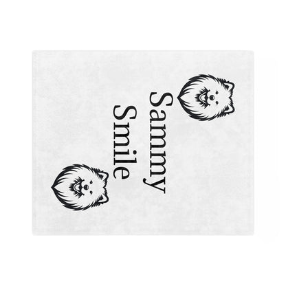 Sammy Smile Velveteen Microfiber Blanket