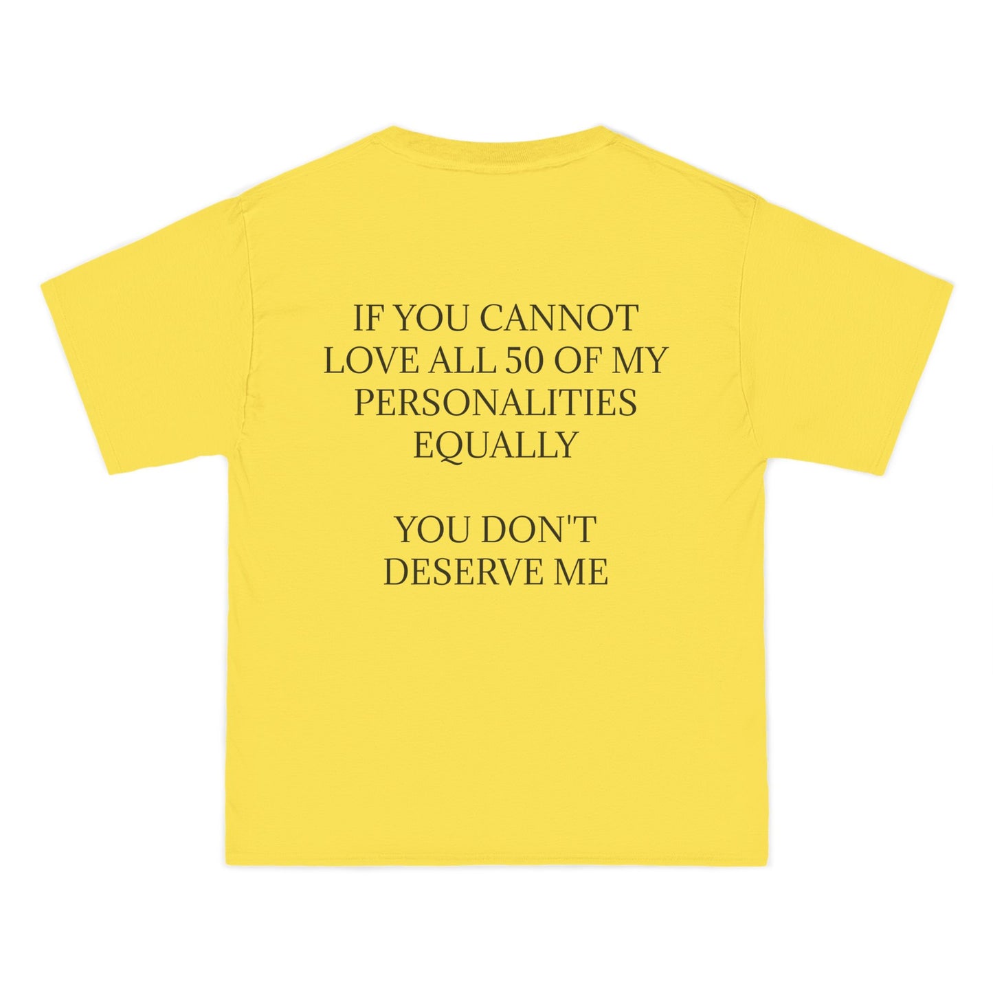 50 Personalities Men's Short-Sleeve Crewneck Tee