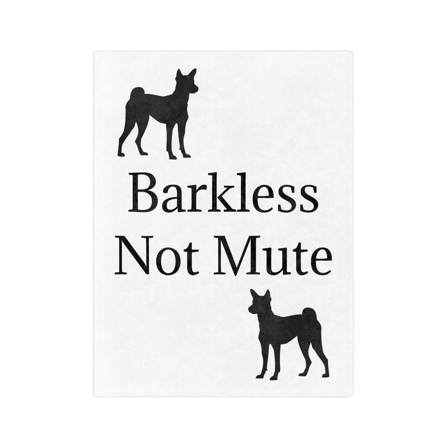 Barkless Not Mute Velveteen Microfiber Blanket