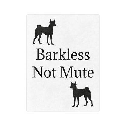 Barkless Not Mute Velveteen Microfiber Blanket