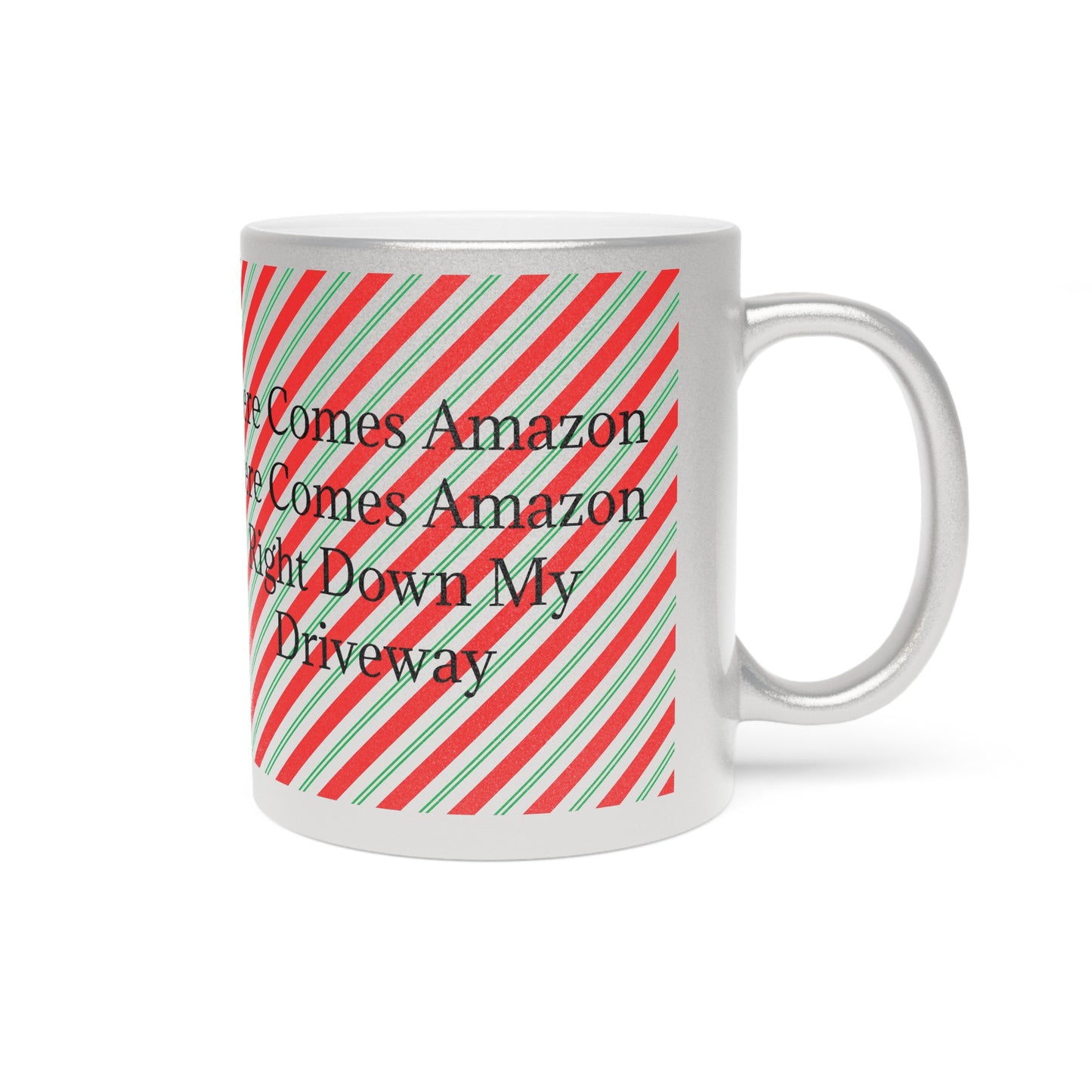 Here Comes Amazon Metallic Coffee Mug