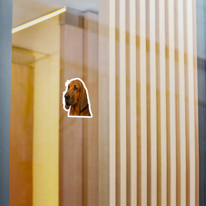 Bloodhound Head Vinyl Decal