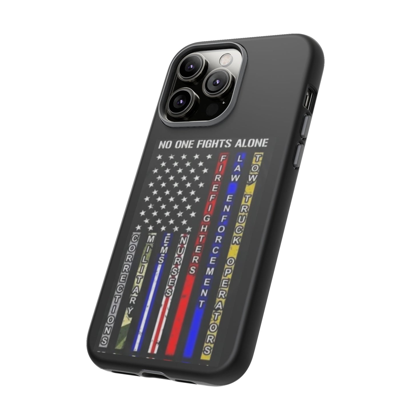 No One Fights Alone iPhone Case