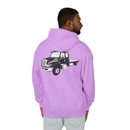 Flatbed Tow Truck Unisex Lightweight Hoodie