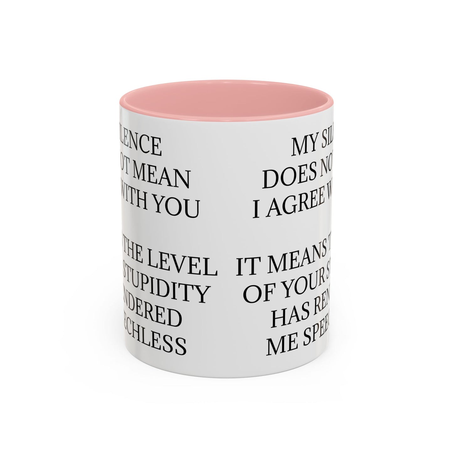 Speechless 2-Tone Coffee Mug