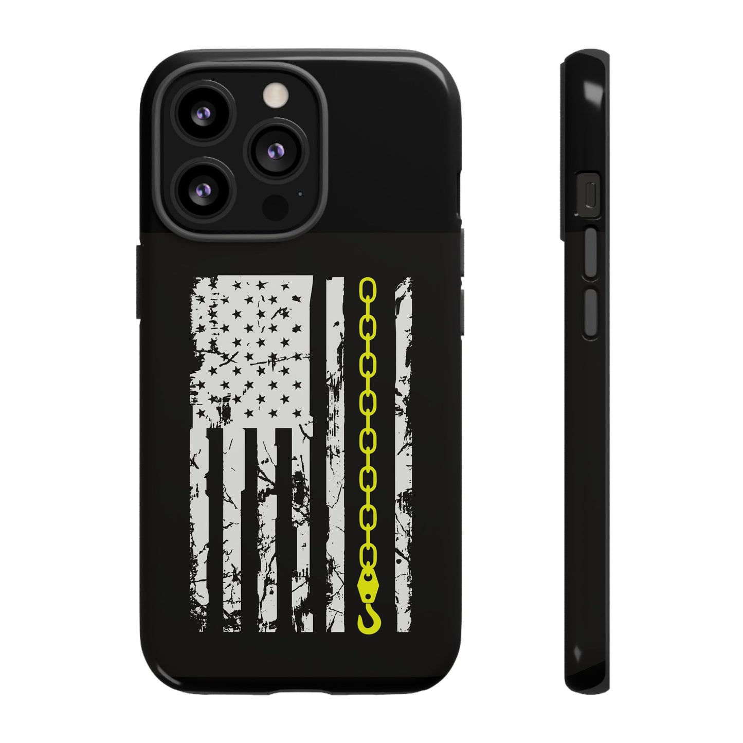 Thin Yellow Line iPhone Case