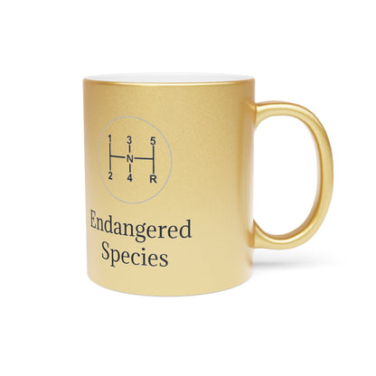Endangered Species Metallic Coffee Mug