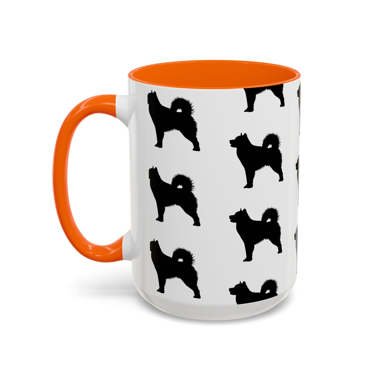 Malamute Silhouette 2-Tone Coffee Mug