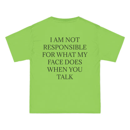 When You Talk Men's Short-Sleeve Crewneck Tee