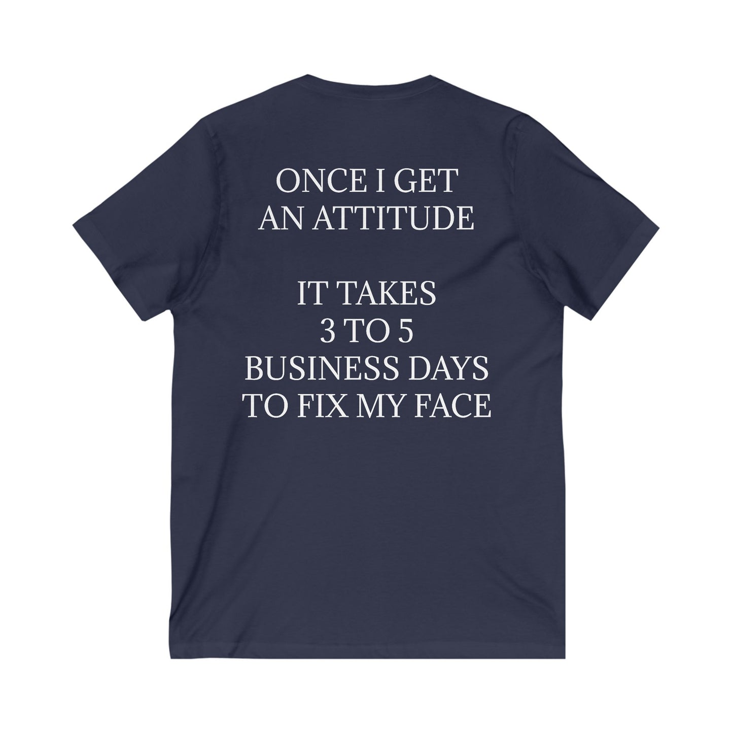 Fix My Face Unisex Short Sleeve V-Neck Tee