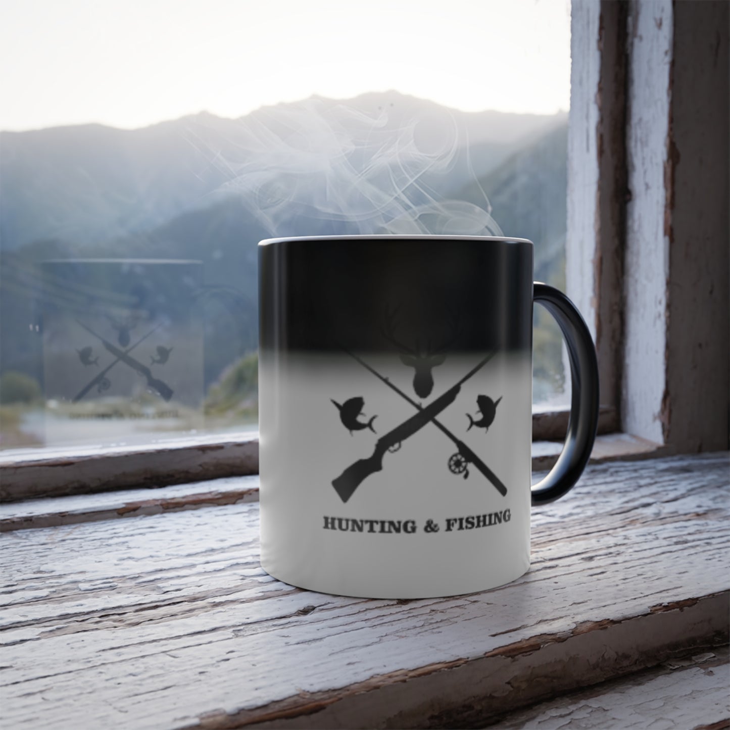 Hunting/Fishing Color Changing Mug