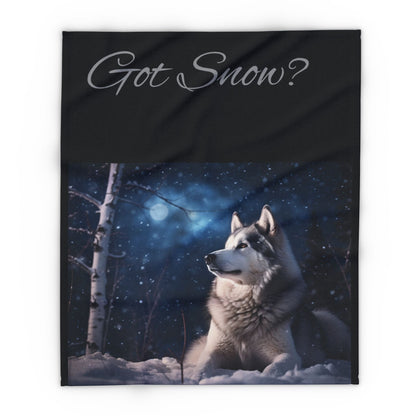 Got Snow? Arctic Fleece Blanket