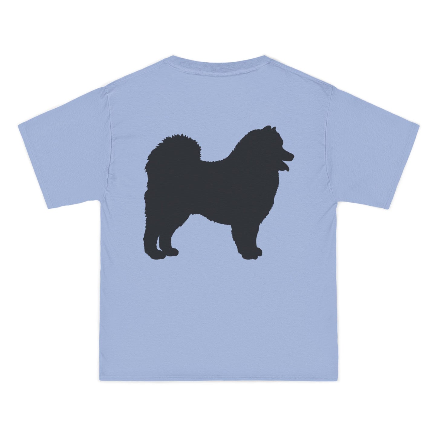 Samoyed Silhouette Men's Short-Sleeve Crewneck Tee