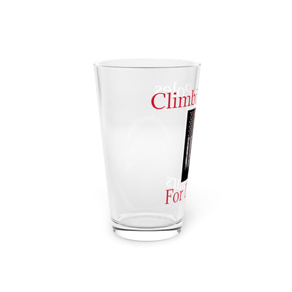 Climbing Poles Drinking Glass