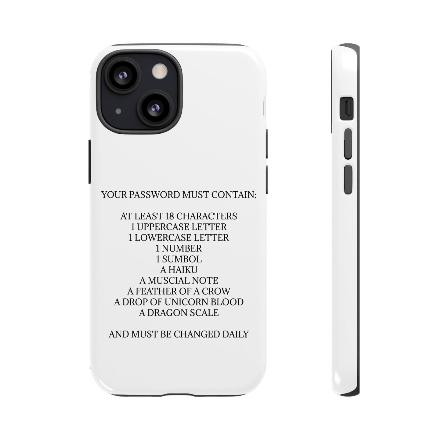 Password iPhone Case