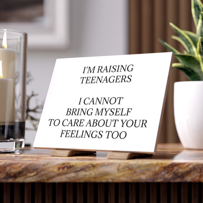 Raising Teenagers Ceramic Photo Tile