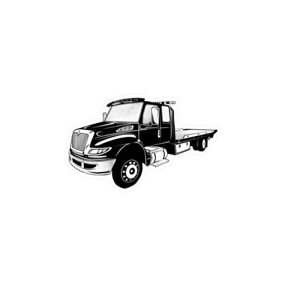Flatbed Tow Truck Vinyl Decal