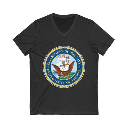 US Navy Unisex Short Sleeve V-Neck Tee