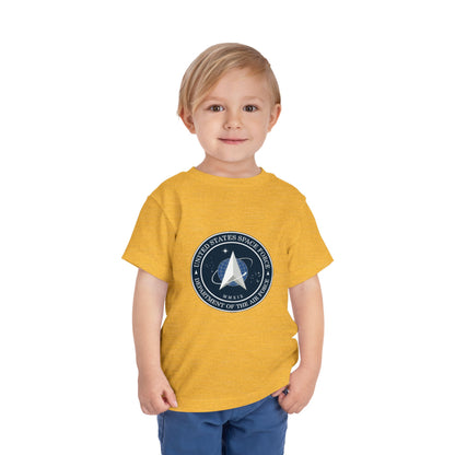 US Space Force Toddler Unisex Short Sleeve Crewneck Tee
